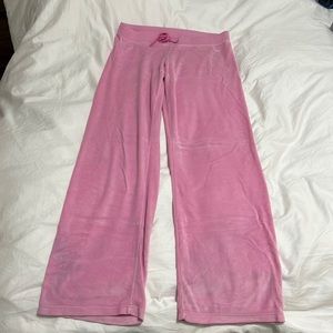 Victoria’s Secret pink velour leggings